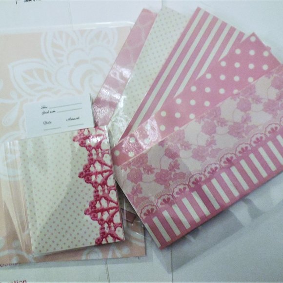 5 Cash Envelopes Laminated Set for budgeting and saving money - Picture 1 of 5